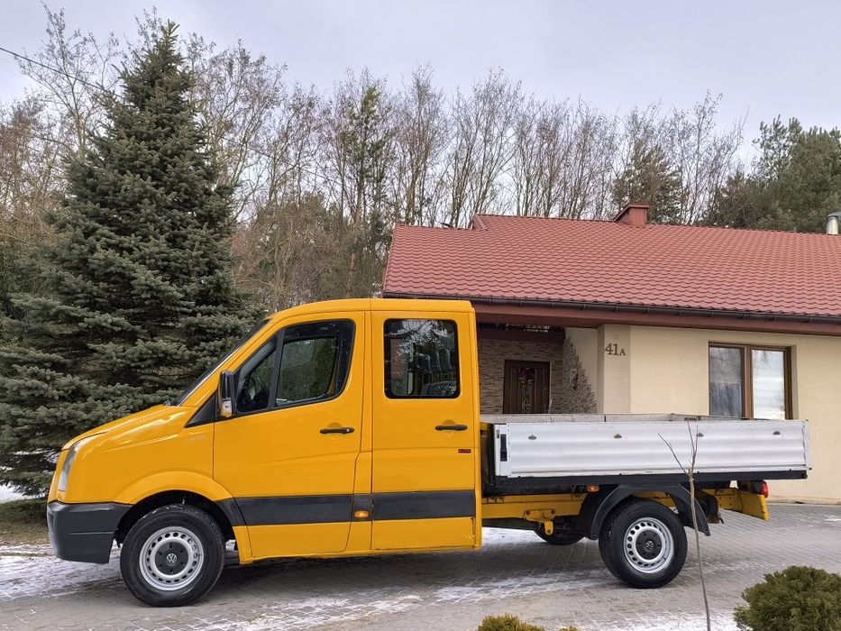VW crafter 2,5 TDI 109km 2008r doka 7 osób 6 biegów brygadówka dubel