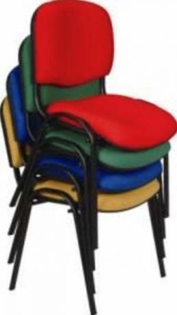 Cadeira Visitante Multiusos Escritorio | Igrejas | Escolar | Revestida
