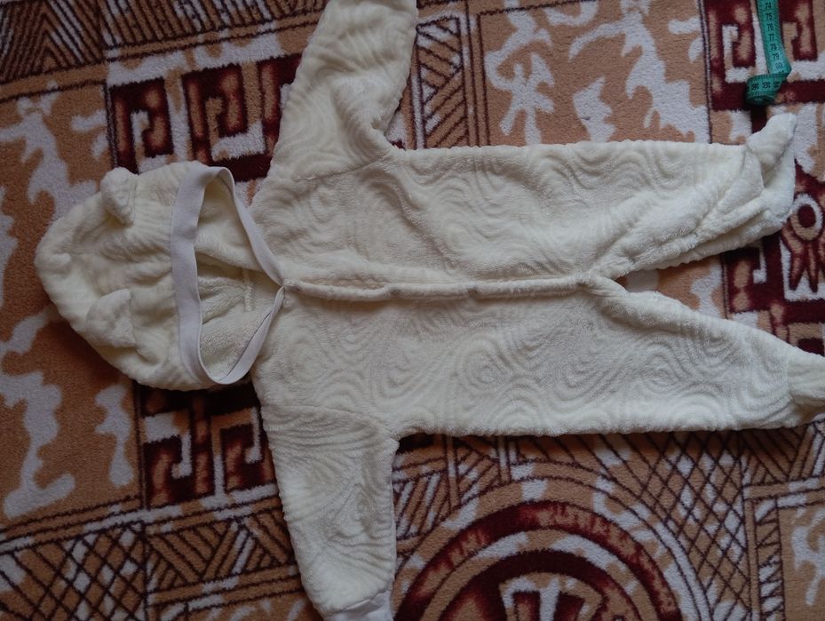 Чоловічок комбінезон махровий теплий