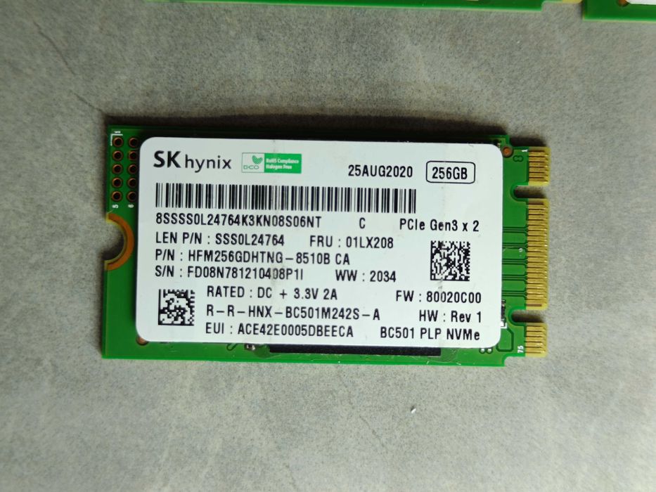 ssd m2 nvme 256gb - купити комплектуючі для ПК - Ціна на OLX.ua