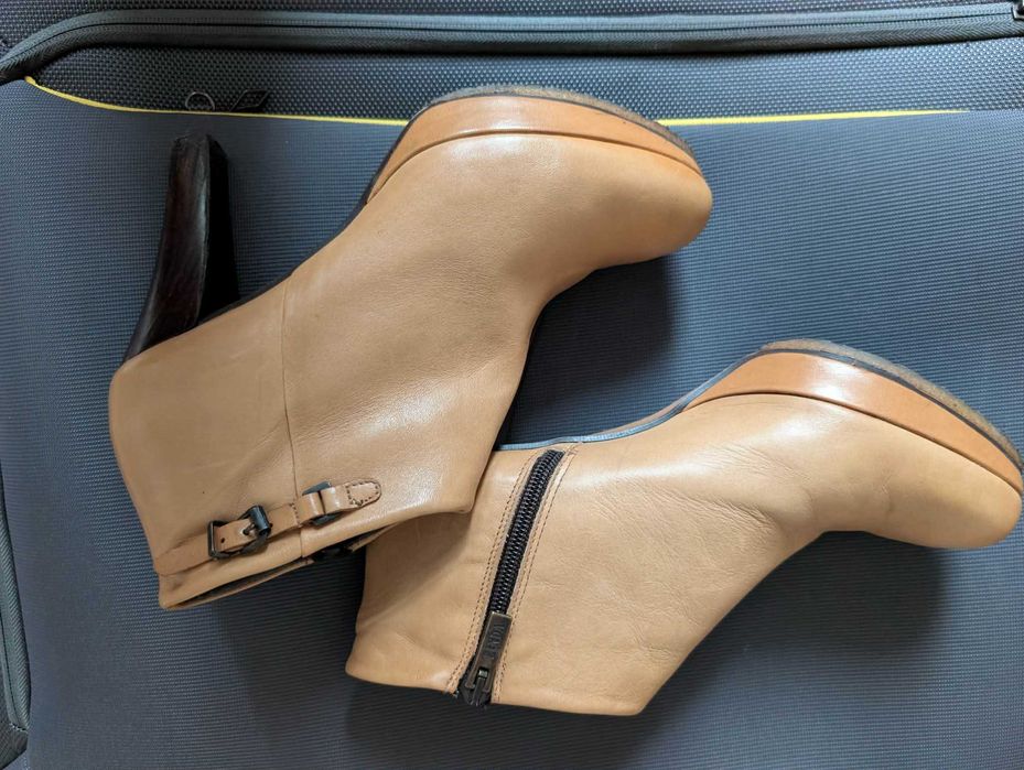 Piękne Hiszpańskie Botki Zinda rozm. 39 skóra naturalna