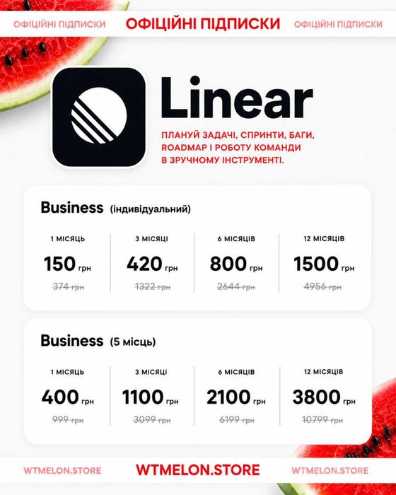 Notion Plus Business Education Планування Задачі Спринти Ноушн Linear Google плюс студент