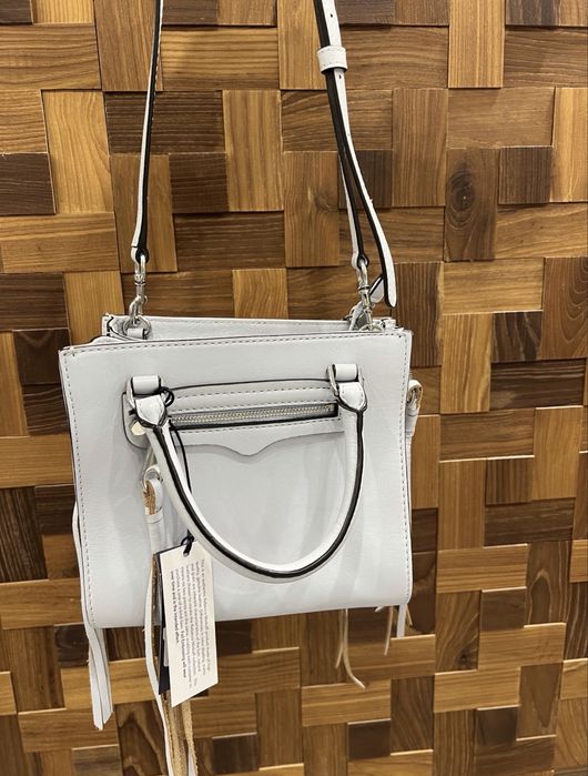Сумка шкіряна ніжно блакитна Rebecca minkoff