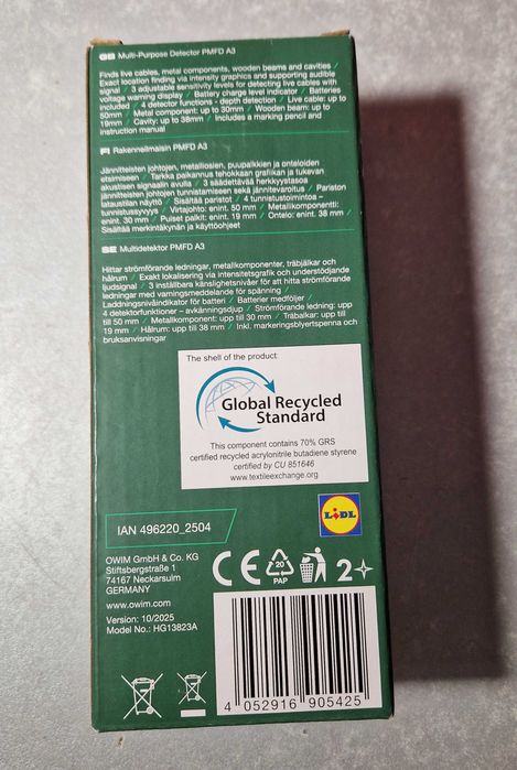 Multi detektor  PARKSIDE PMFD A3