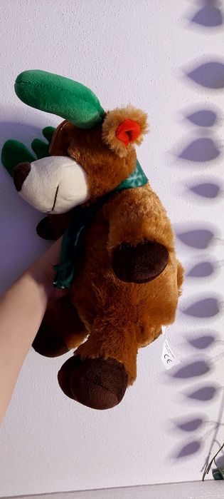 Pluszaki świąteczne pies i renifer