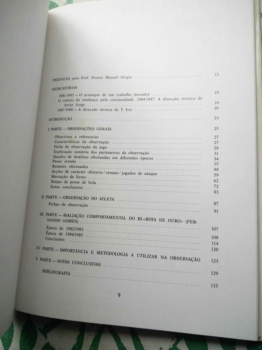 Livro A Observação no Futebol