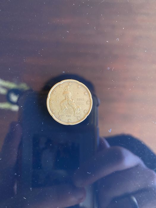 Moeda 20 centimos italiana