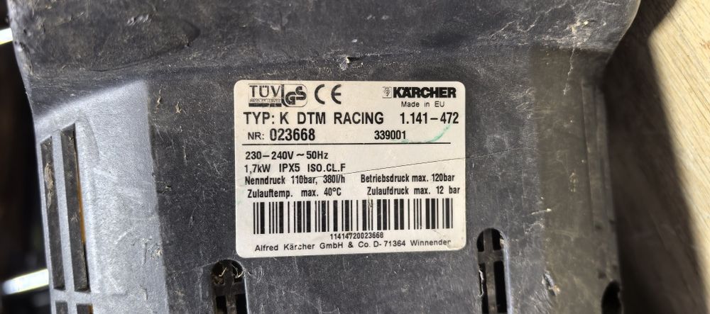 Мийка високого тиску Karcher Racing DTM