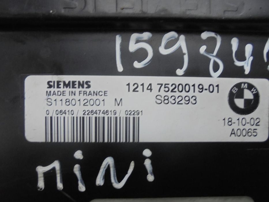 CENTRALINA MOTOR UCE MINI MINI 2007 -S118012001M