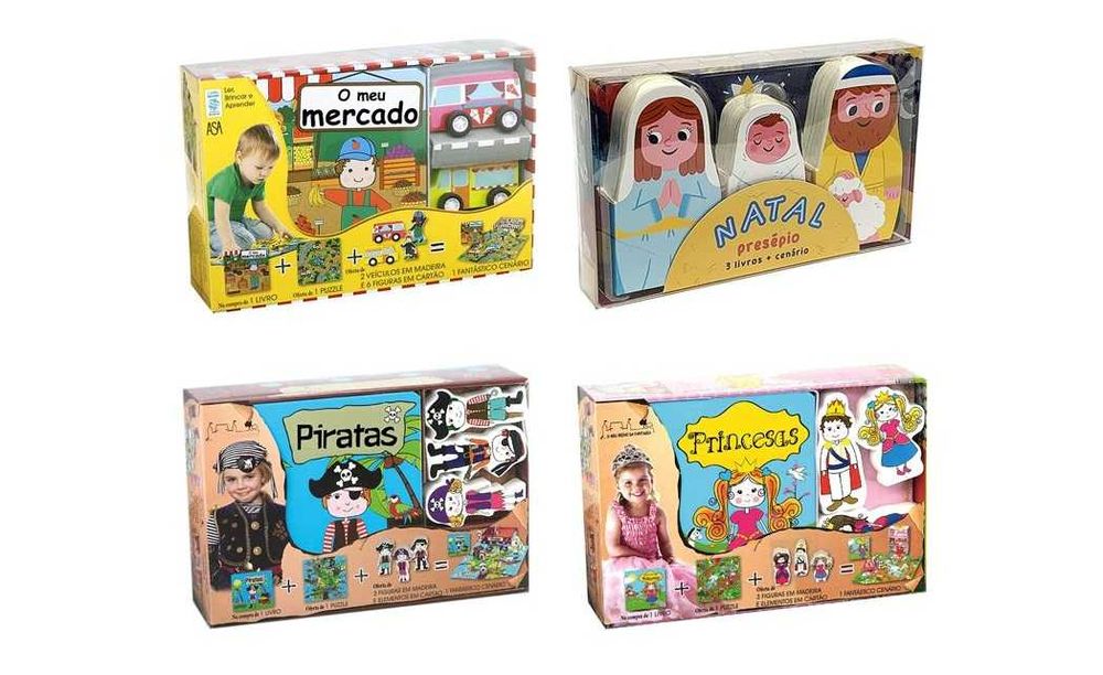 Princesas/ Piratas / O Meu Mercado/ Natal - Presépio- Desde 8€