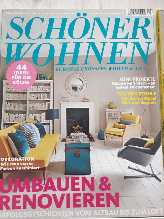 Gazeta wnętrzarska niemiecka Schoner Wohnen