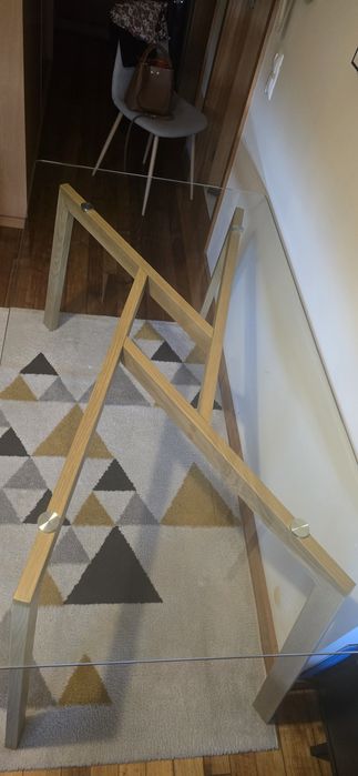 Mesa jantar tampo em vidro nova