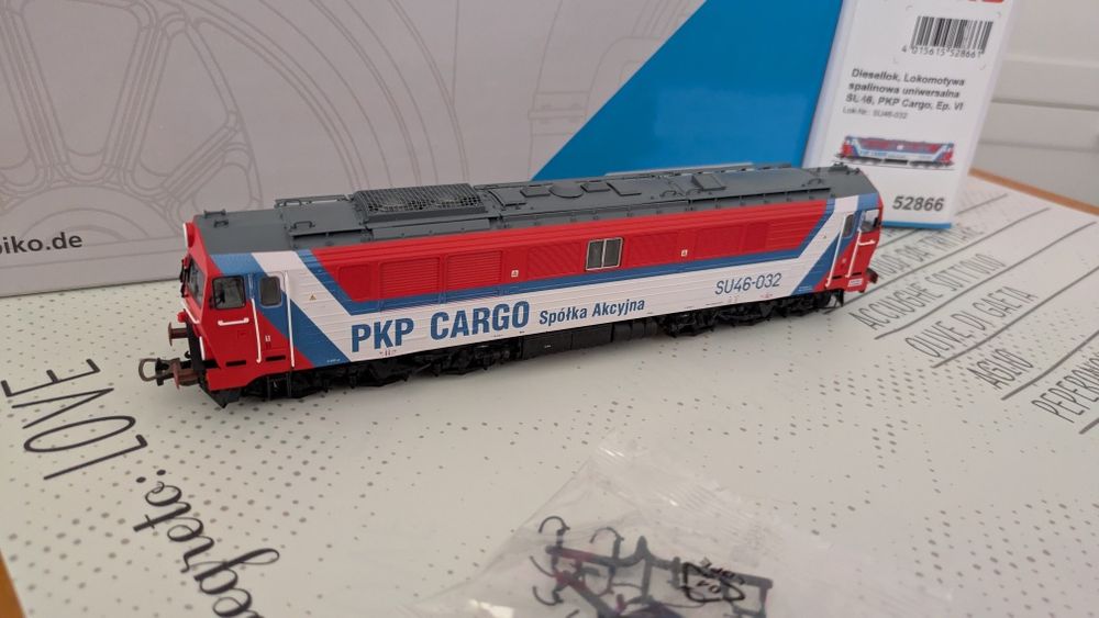 PIKO 52866 SU46-032 PKP Cargo Ep. VI H0 (Stan Kolekcjonerski / Wysyłka InPost GRATIS)