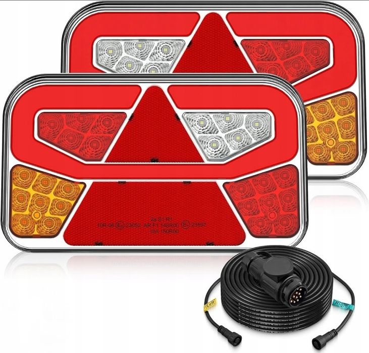 Zestaw tylnych lamp LED do przyczep