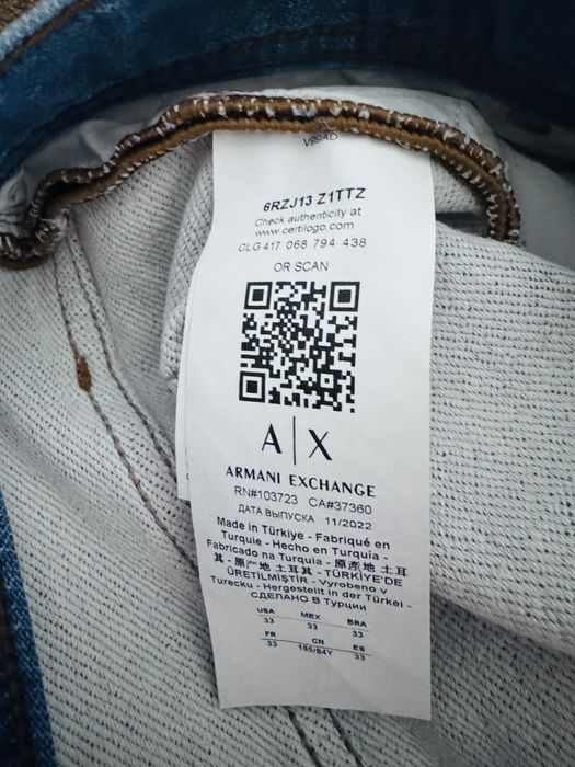 Calças Armani Exchange
