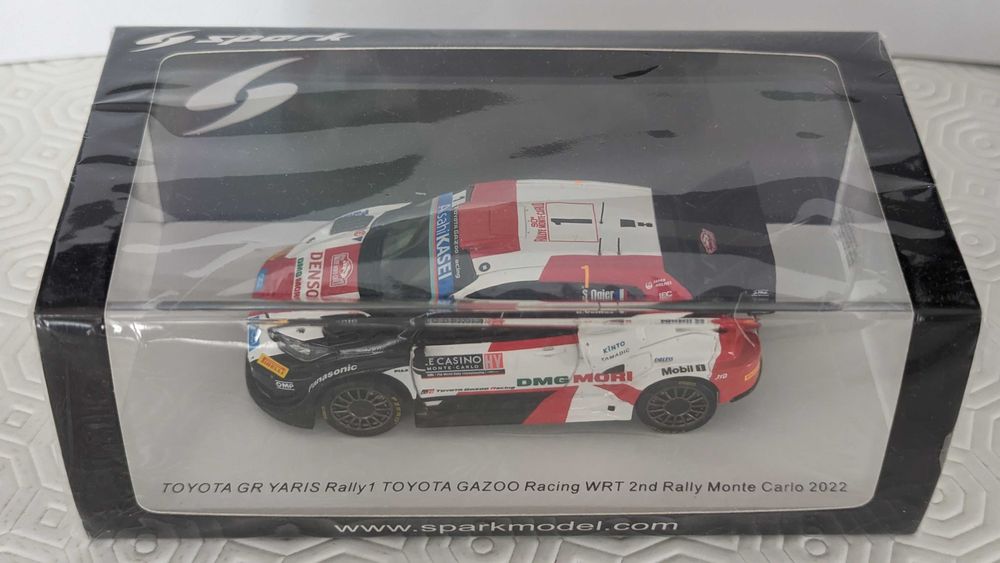 Spark 1:43 S6690 Toyota Yaris Rally1 WRC Ogier Rally Monte Carlo 2022