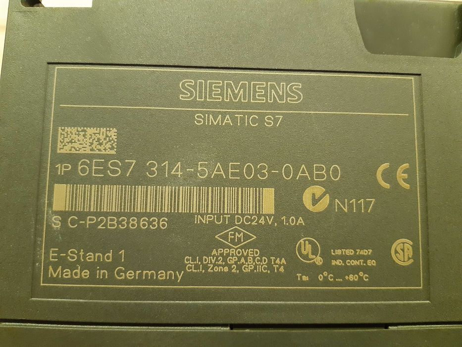 Siemens CPU 6ES7 314-5AE03-0AB0