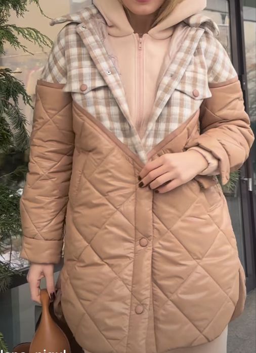 Жіноча Зимова демисезонна куртка XS-S