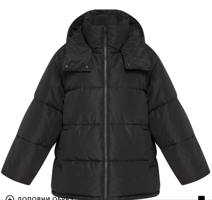Cher 17 Пуховик обʼємний з капюшоном ЧOPHИЙ