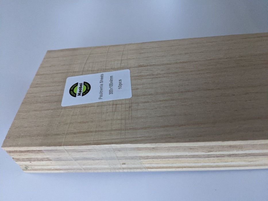 Павловния (кири) пластина/ламель 300ммx100ммx4мм (10шт.)