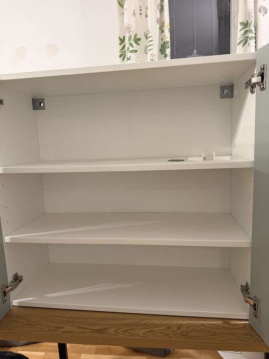 Szafka wisząca  Ikea 80x30x75 kolor drzwi miętowy, obudowa biała