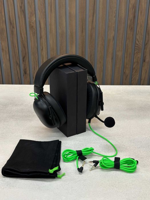 ‼️ОРИГІНАЛ Навушники Razer BlackShark V2 X з повним комплектом