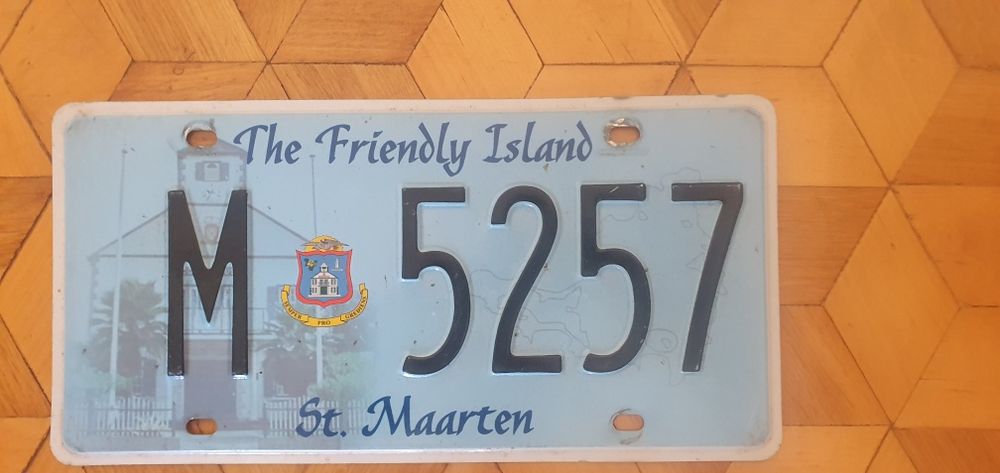 St Maarten tablica rejestracyjna usa oryginal