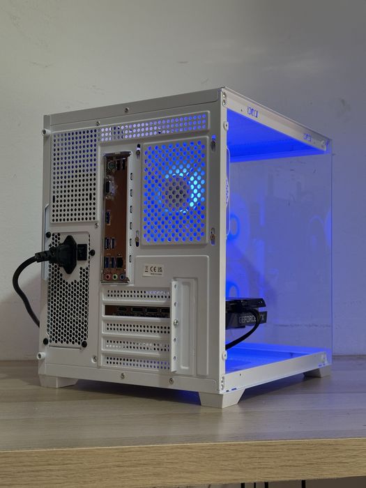 PC Gaming Branco Ryzen 5 + RTX 3060 Ti | 16GB RAM | RGB | Pronto para Jogar