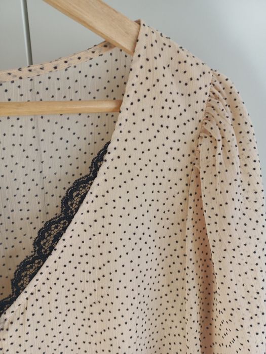 Zara piękna sukienka babydoll r.40