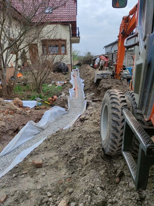 roboty ziemne wykopy przyłącza fundamenty drenaże Kielce