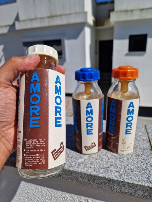 Biberon vidro antigo português