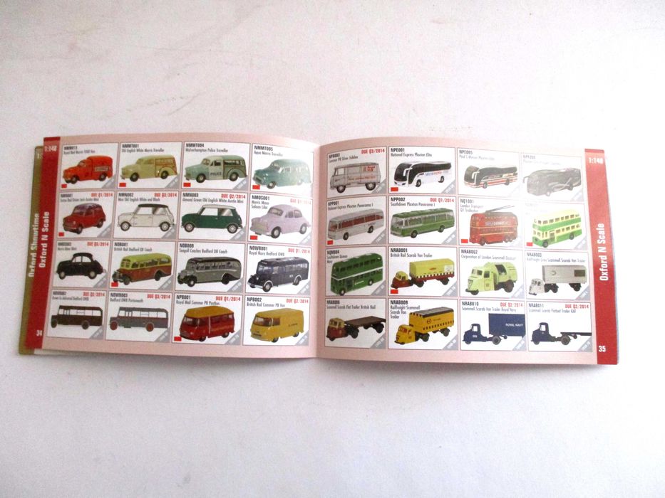 Catálogos/ Brochura de carros miniatura