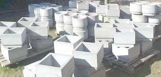 Donice ogrodowe betonowe kwietniki, donica ogrodowa betonowa 40x30