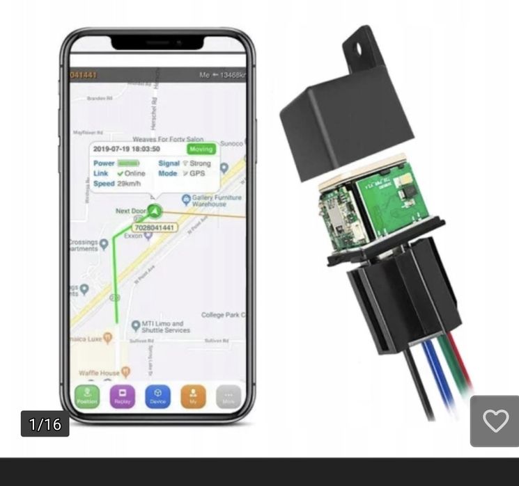 Lokalizator GPS SinoTrack ST-907 | Auto Motocykl | Odcięcie paliwa | A