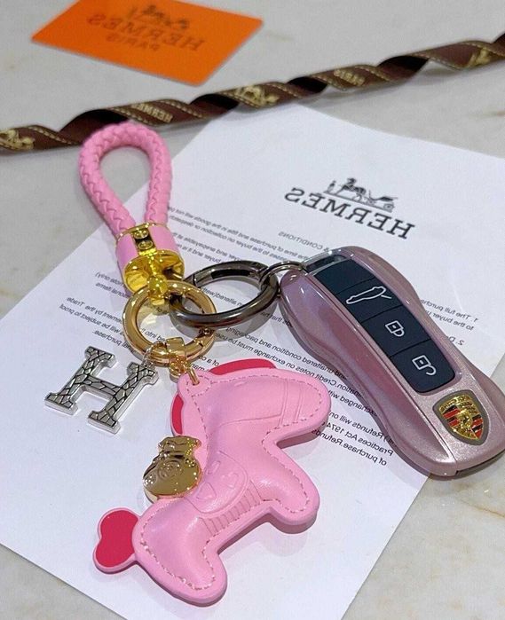 Brelok Hermès „Luxury Pink”