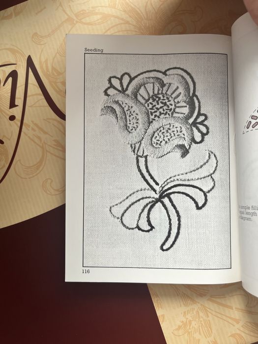 Вінтажна книга для рукоділля 50 вільних стібків для вишивання 1983