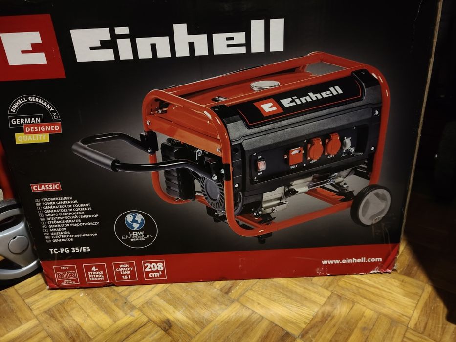 Einhell-TC-PG 35/E5 agregatprądotwórczy jednofazowy 3100W AVR