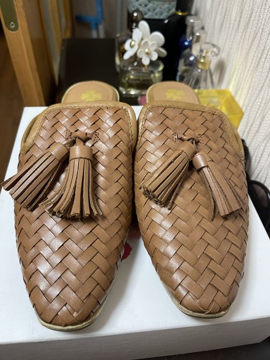 Сабо женские кожаные