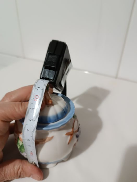 Potes Porcelana. Motivos Uvas e frutas. Como Novo