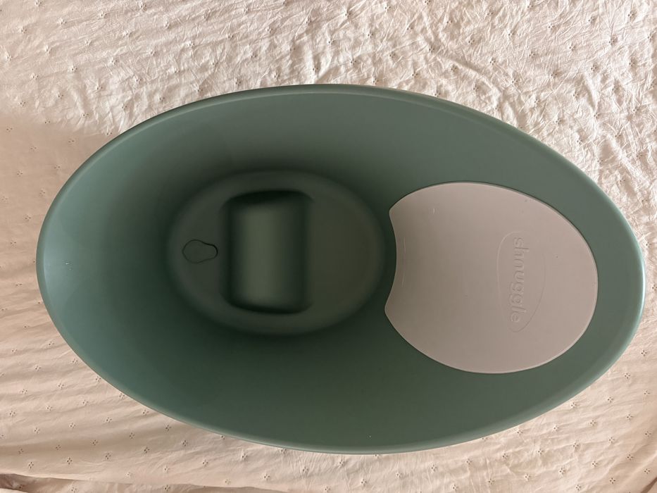 Banheira Shnuggle Verde-Água – Muito Bom Estado