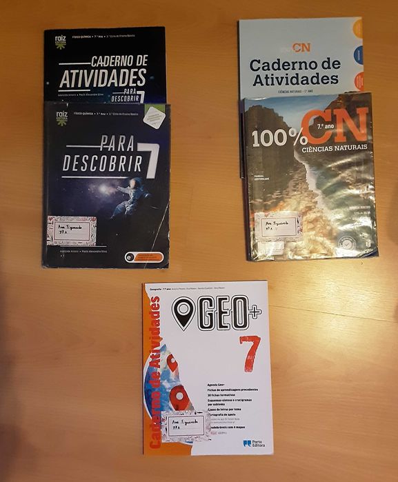 Manuais Escolares e Cadernos de Atividades - 7º Ano