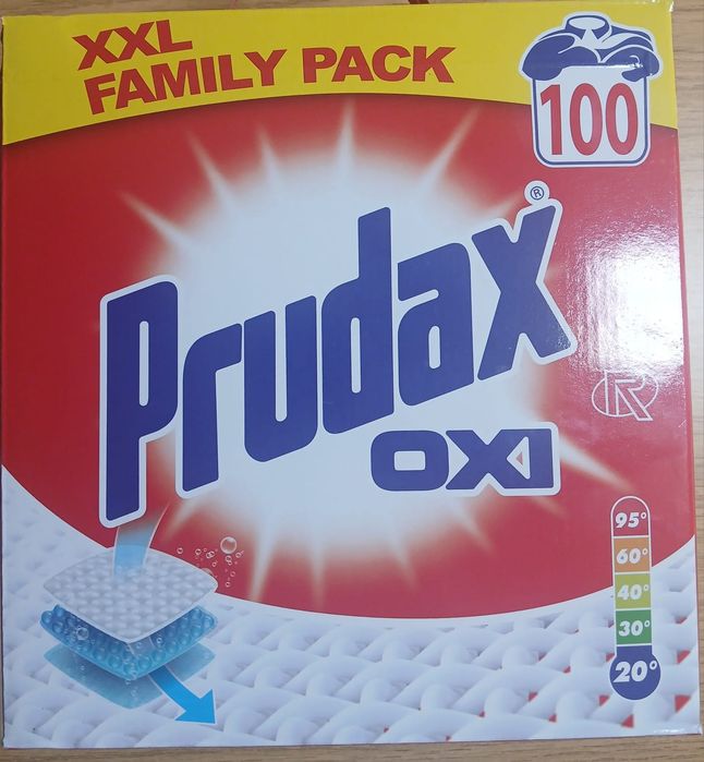 Proszek do prania z Niemiec Prudax OXI - 100 prań- 4 kg