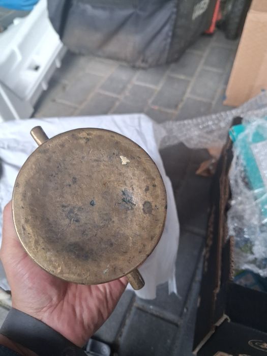 Moździerz mosiężny bardzo stary