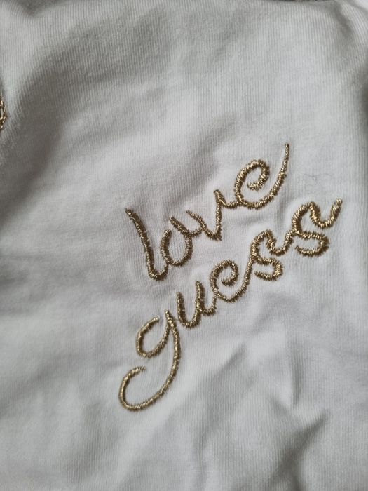 Biały T-shirt guess rozmiar uniwersalny od s do l
