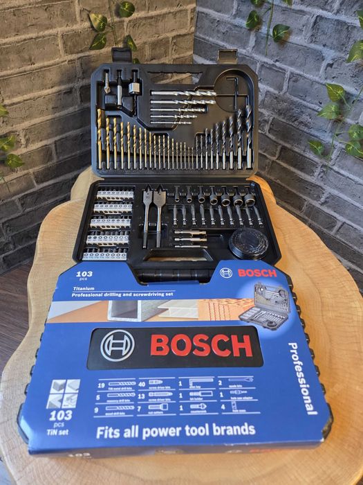 NOWY Zestaw wierteł i końcówek BOSCH Professional 103 sztuki