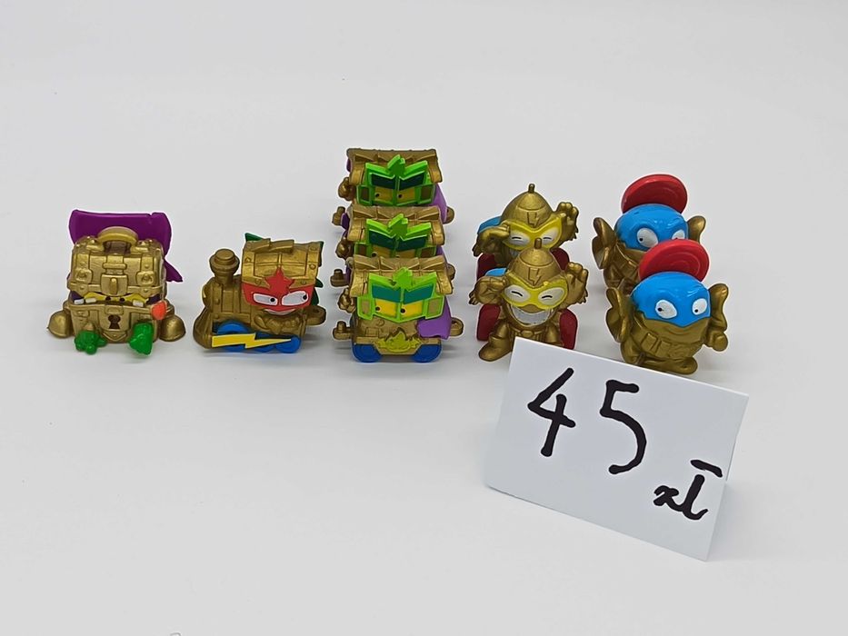 SUPER THINGS/ZINGS figurki złote i najrzadsze