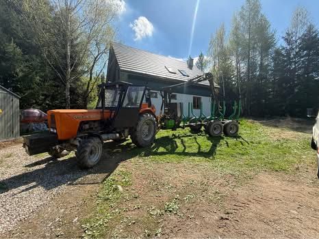 Ursus c360 4x4 z przyczepa leśna 2250 faofar