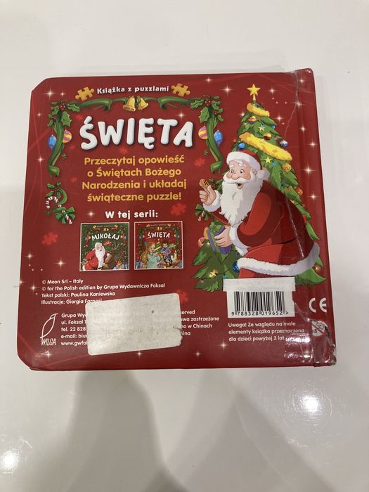 Książka z puzzlami Święta