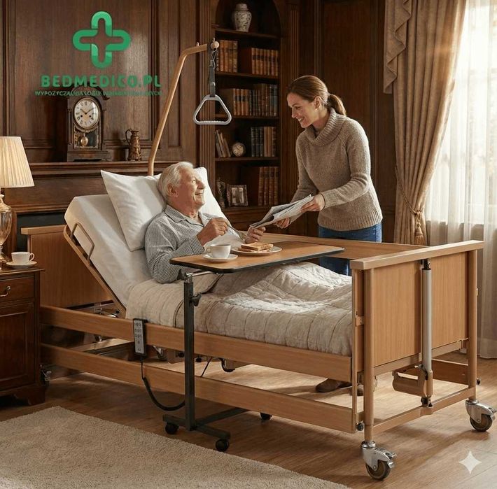 Łóżko rehabilitacyjne wynajem  BEZ KAUCJI  Śląsk i Zagłębie 119zł/msc