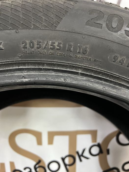 25.ЗимаContinentalContiWinterContact205/55R16H,2шт,2014р,5.5мм